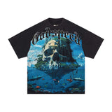 Godspeed Skull Island 3 Tee Black Wash