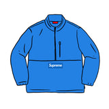 Supreme Polartec Half Zip Pullover 'Blue'