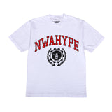 NWA Hype College Arch Tee White Red