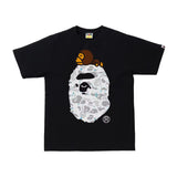 BAPE Space Camo Milo On Big Ape Tee (FW21)