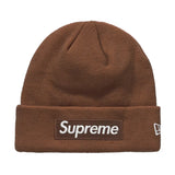 Supreme New Era Box Logo Beanie (FW21) Dark Brown