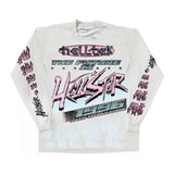 Hellstar Brain Racer Long Sleeve Tee Cream