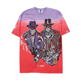 Warren Lotas Sit Down Tee Purple Red