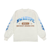 NWA Hype Property Of LS Tee Cream Blue