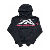 Hellstar Sports Gel Logo Hoodie Black