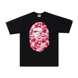 BAPE ABC Camo Big Ape Head Tee Black/Pink