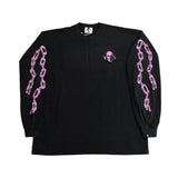 Warren Lotas Chainlink Reaper Long Sleeve Black Tee