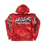 Hellstar Records Orange Red Tie Dye Hoodie Unreleased