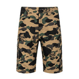 A BATHING APE Ursus Military Cargo Shorts Camo Bape