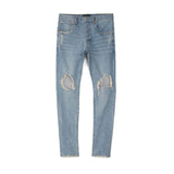 PURPLE BRAND Light Indigo Blowout Jeans