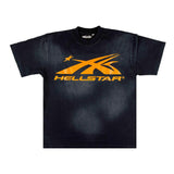 Hellstar Sports Logo Tee 'Black/Orange'