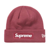 Supreme New Era Box Logo Beanie (FW21) Plum