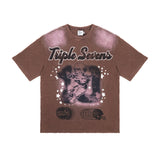 Triple Sevens Football Brown Tee