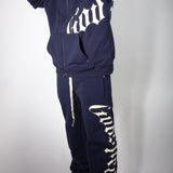 Godspeed Navy Cream Sweatsuit Hoodie & Sweatpants Set