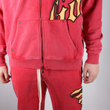 Godspeed Red Yellow Sweatsuit Hoodies & Sweatpants Set