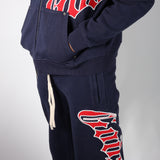 Godspeed Navy Red Sweatsuit Hoodies & Sweatpants Set