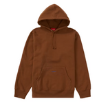 Supreme Micro Logo Hooded Sweatshirt (SS22) Brown