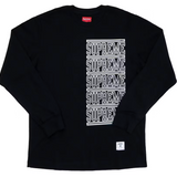 Supreme Stacked L/S Top Black