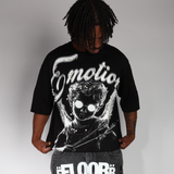 Mixed Emotions Black Pearl Cropped Tee