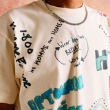 Homme Femme Rest Stop Tee Cream