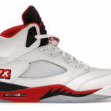 Jordan 5 Retro Fire Red Black Tongue (2025)