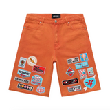 Homme Femme Road Trip Shorts Orange