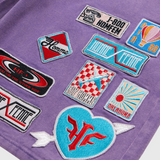 Homme Femme Road Trip Shorts Purple