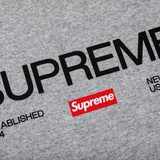 Supreme Est. 1994 Tee 'Heather Grey'