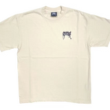 Revenge Cream Embroidered Tee