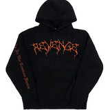 Revenge Lightning Hoodie Black Orange