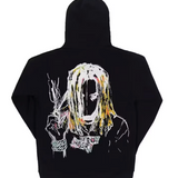Revenge Durk Painting Hoodie Black