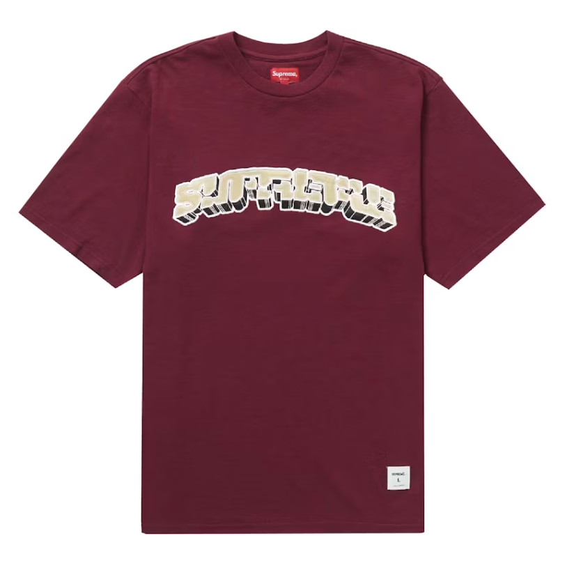 Supreme Block Arc S/S Top Plum