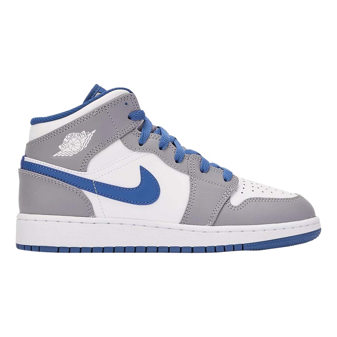 Air Jordan 1 Mid 'Cement True Blue' (PS)(TD) by Air Jordan - NWAHype 1 for streetwear Sneakers in USA