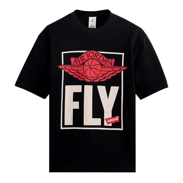 Air Jordan x Levi's Tee Black Short Sleeve by Air Jordan - NWAHYPE No.1 for streetwear T-Shirts in USA