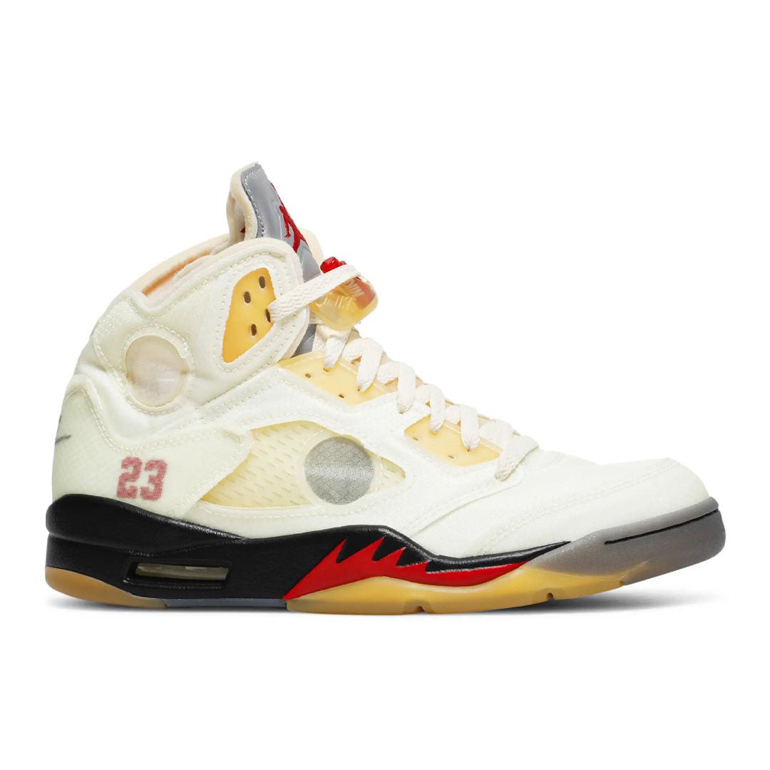 Air Jordan x Off - White 5 SP 'Sail' by Air Jordan - NWAHype 1 for streetwear Sneakers in USA