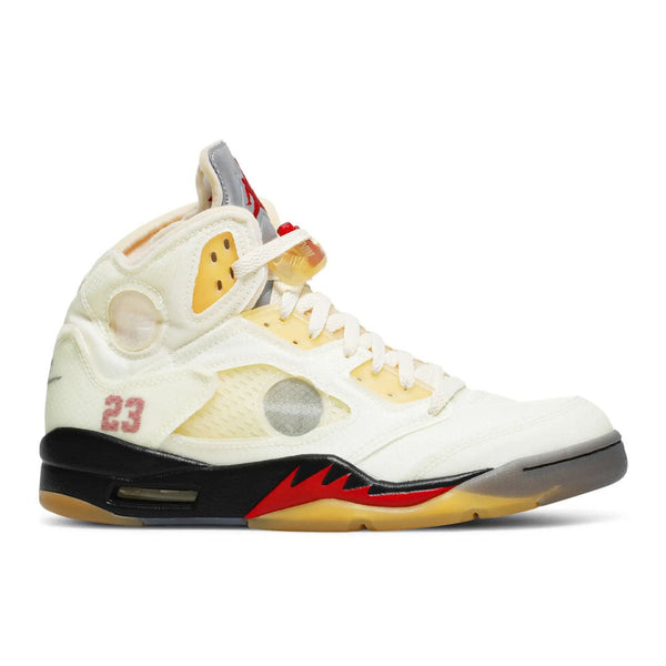 Air Jordan x Off - White 5 SP 'Sail' by Air Jordan - NWAHype 1 for streetwear Sneakers in USA