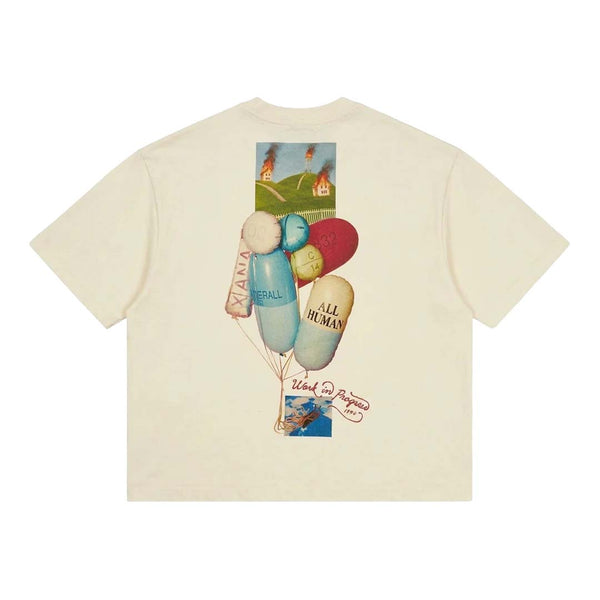 All Human Requiem For A Dream V2 Cream Tee by All Human - NWAHYPE No.1 for streetwear T-Shirts in USA
