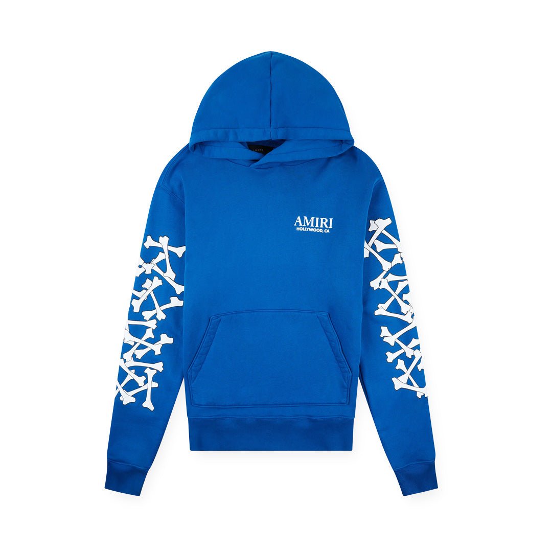 Amiri Bones Stacked Hoodie Blue by Amiri - NWAHype 1 for streetwear Hoodies in USA