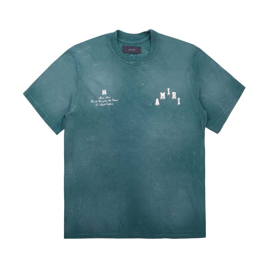 Amiri Collegiate Tee Green by Amiri - NWAHype 1 for streetwear T-Shirts in USA