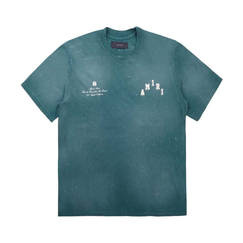 Amiri Collegiate Tee Green by Amiri - NWAHype 1 for streetwear T-Shirts in USA