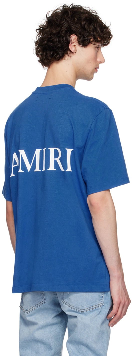 Amiri Core Logo Tee Blue by Amiri - NWAHYPE No.1 for streetwear T-Shirts in USA