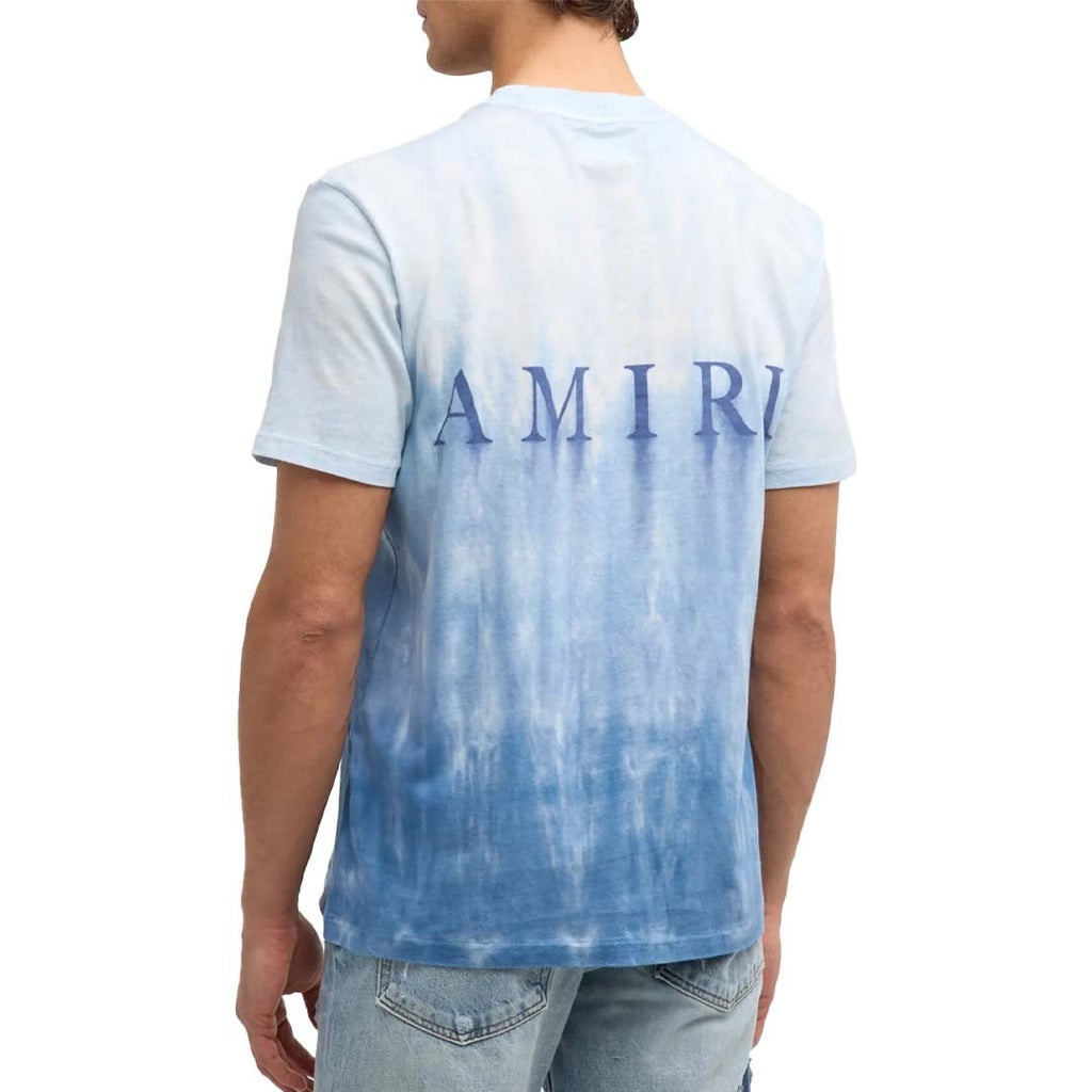 Amiri Logo Dip Dyed Tee Blue by Amiri - NWAHype 1 for streetwear T-Shirts in USA