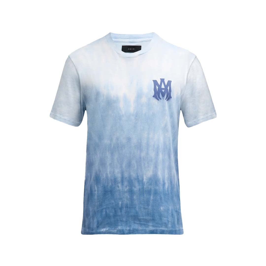 Amiri Logo Dip Dyed Tee Blue by Amiri - NWAHype 1 for streetwear T-Shirts in USA