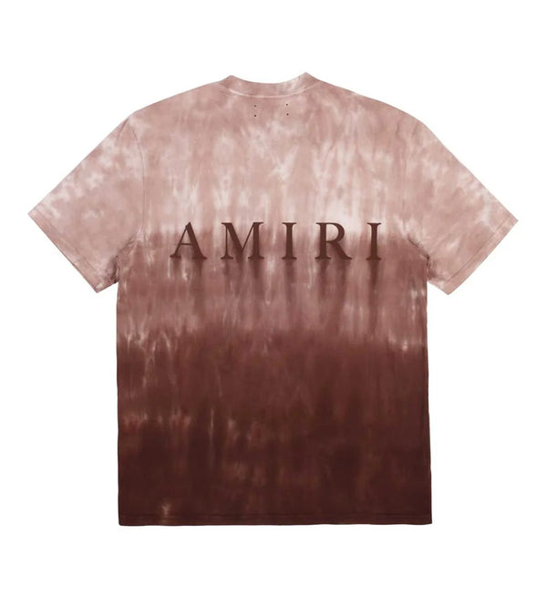 Amiri Logo Dip Dyed Tee Brown by Amiri - NWAHYPE No.1 for streetwear T-Shirts in USA