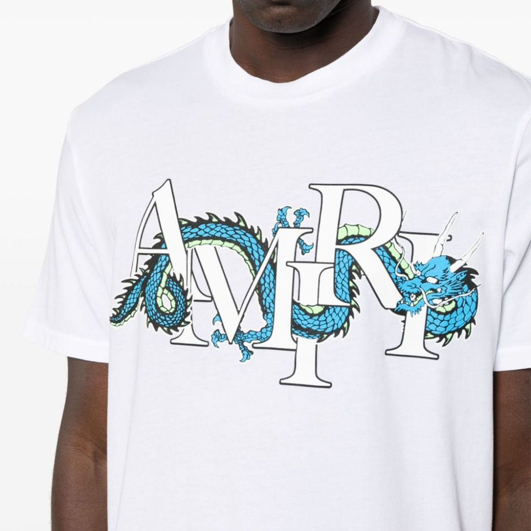 Amiri Lunar New Year Dragon Tee White by Amiri - NWAHype 1 for streetwear T-Shirts in USA