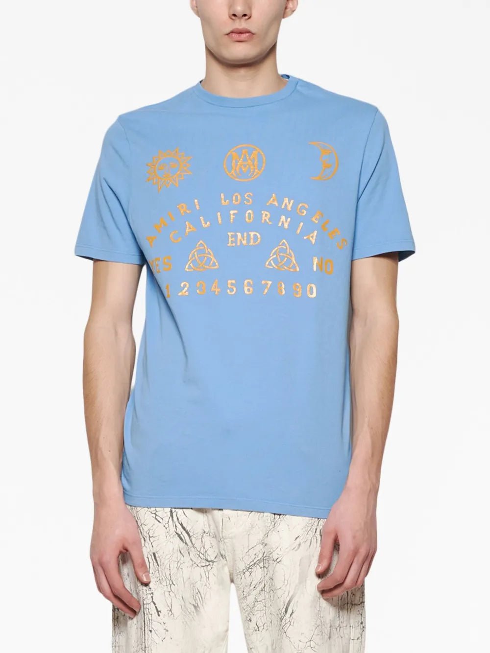 AMIRI Ouija Board Tee Carolina Blue by Amiri - NWAHYPE No.1 for streetwear T-Shirts in USA