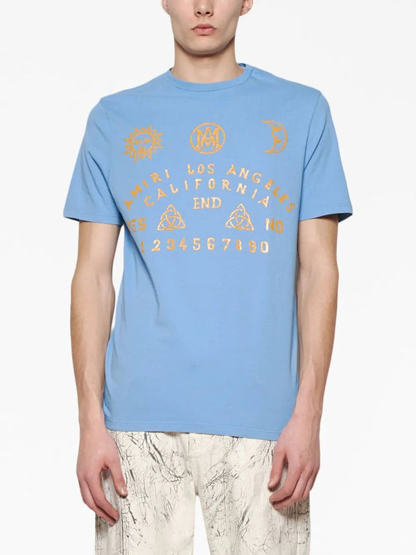 AMIRI Ouija Board Tee Carolina Blue by Amiri - NWAHYPE No.1 for streetwear T-Shirts in USA