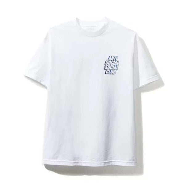 Anti Social Social Club Blocked Plaid White Blue Tee by Anti Social Social Club - NWAHYPE No.1 for streetwear T-Shirts in USA