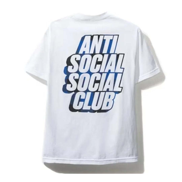Anti Social Social Club Blocked Plaid White Blue Tee by Anti Social Social Club - NWAHYPE No.1 for streetwear T-Shirts in USA