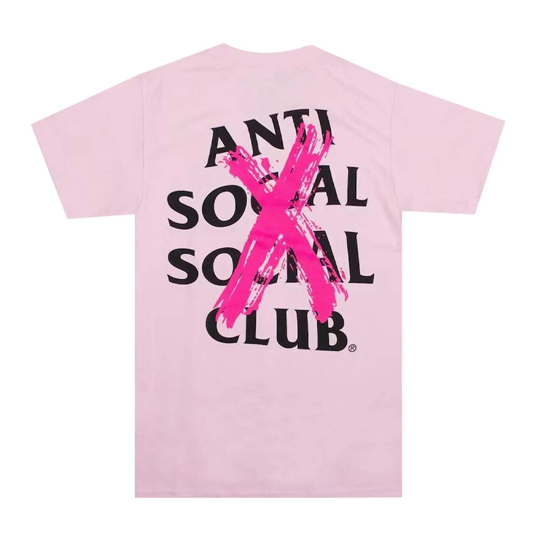 Anti Social Social Club Cancelled Tee 'Pink' by Anti Social Social Club - NWAHype No.1 for streetwear T-Shirts in USA